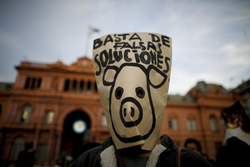 APTOPIX Argentina Protest